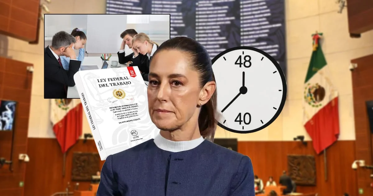 Trabajador durante una jornada laboral relacionada con la propuesta de reducción a 40 horas semanales