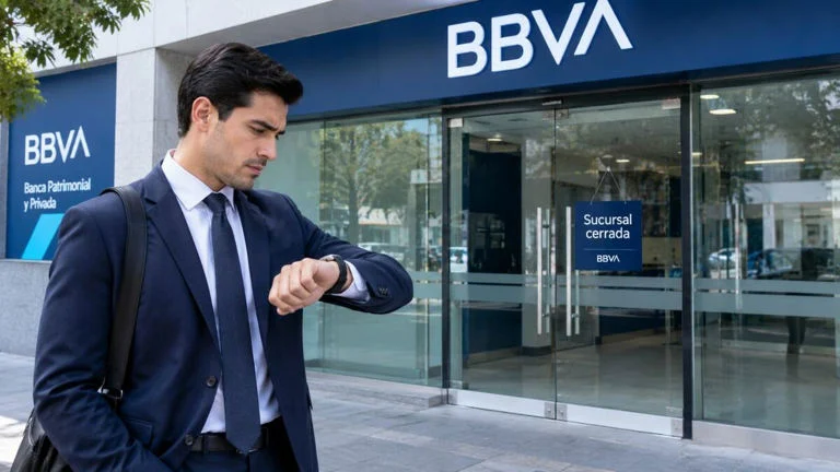Sucursal de BBVA México que modificará su horario de atención en octubre de 2026