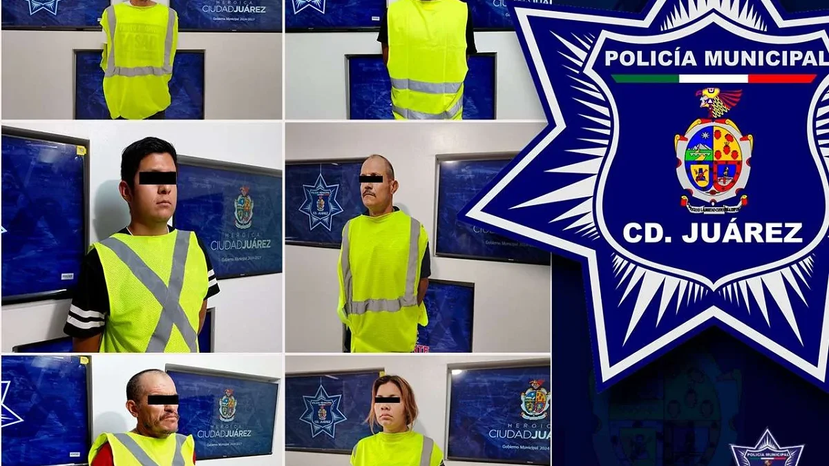 Personas detenidas por órdenes de aprehensión vigentes en Ciudad Juárez
