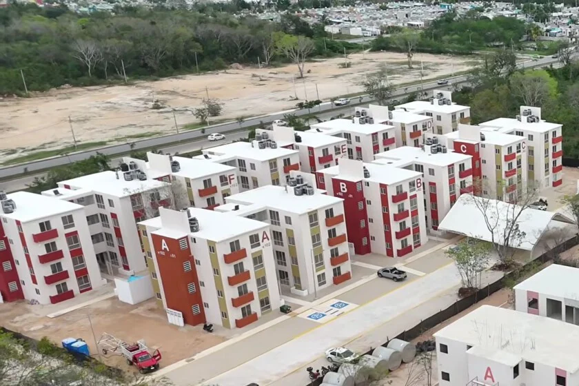 Casas del programa Viviendas para el Bienestar con dos cuartos y baño completo