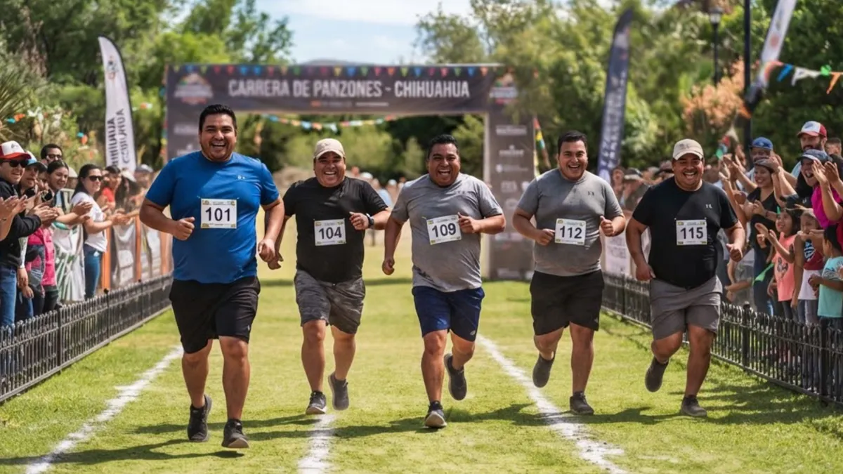 Convocatoria para la Carrera de Panzones en Chihuahua con requisito de cintura de 120 centímetros