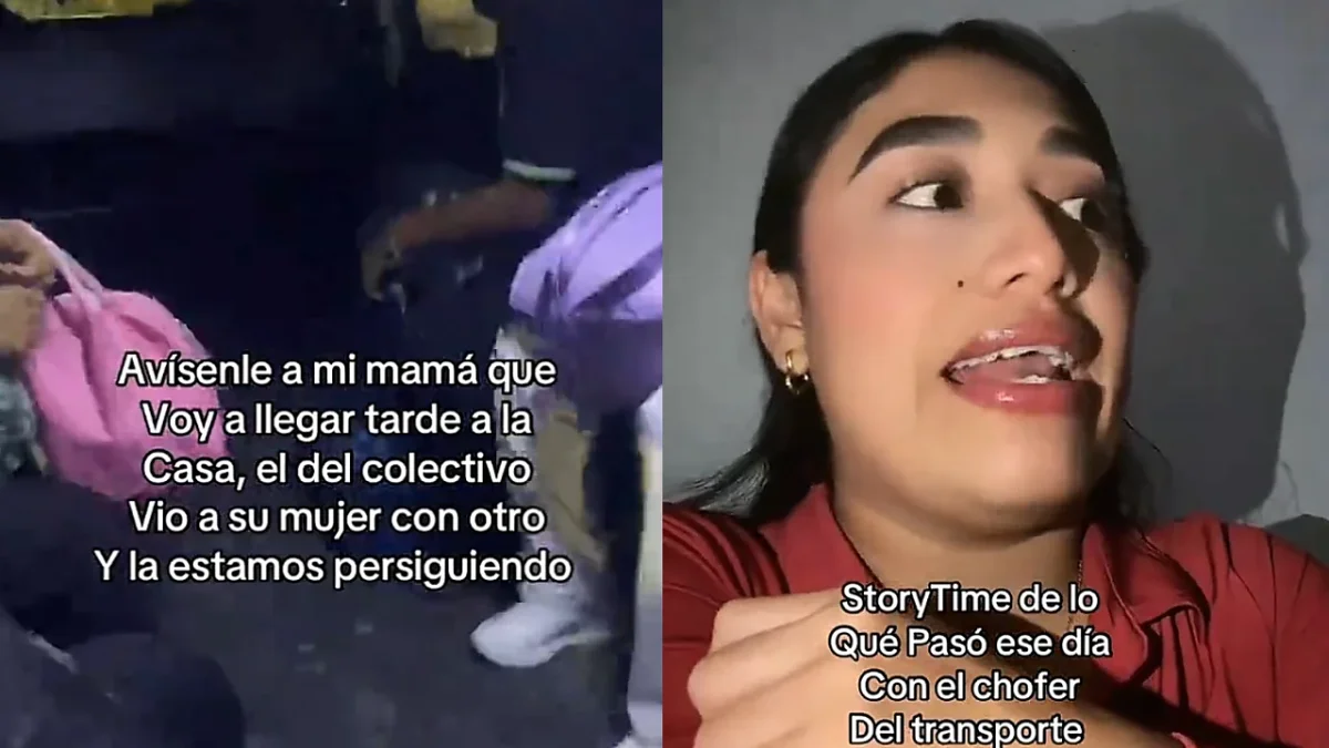 Pasajeros dentro de una unidad relacionada con el relato viral de un chofer