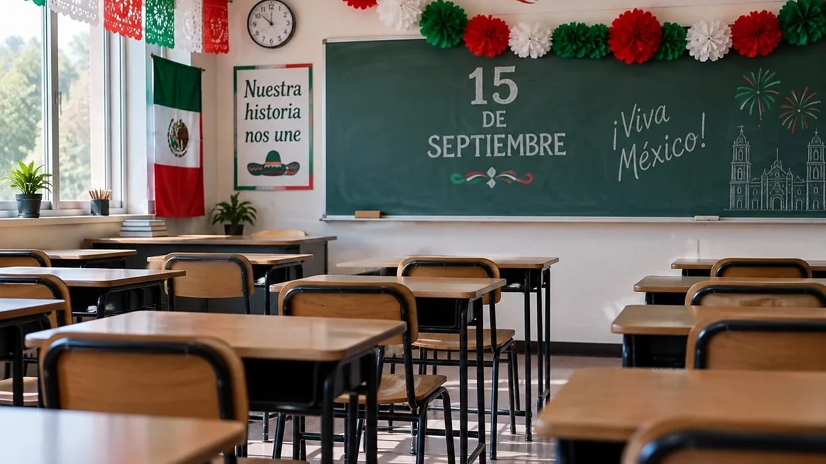 Calendario escolar de la SEP para las clases del 15 y 16 de septiembre de 2026