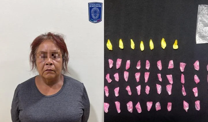 Mujer detenida por presunta posesión de cocaína en Cerrada del Parque