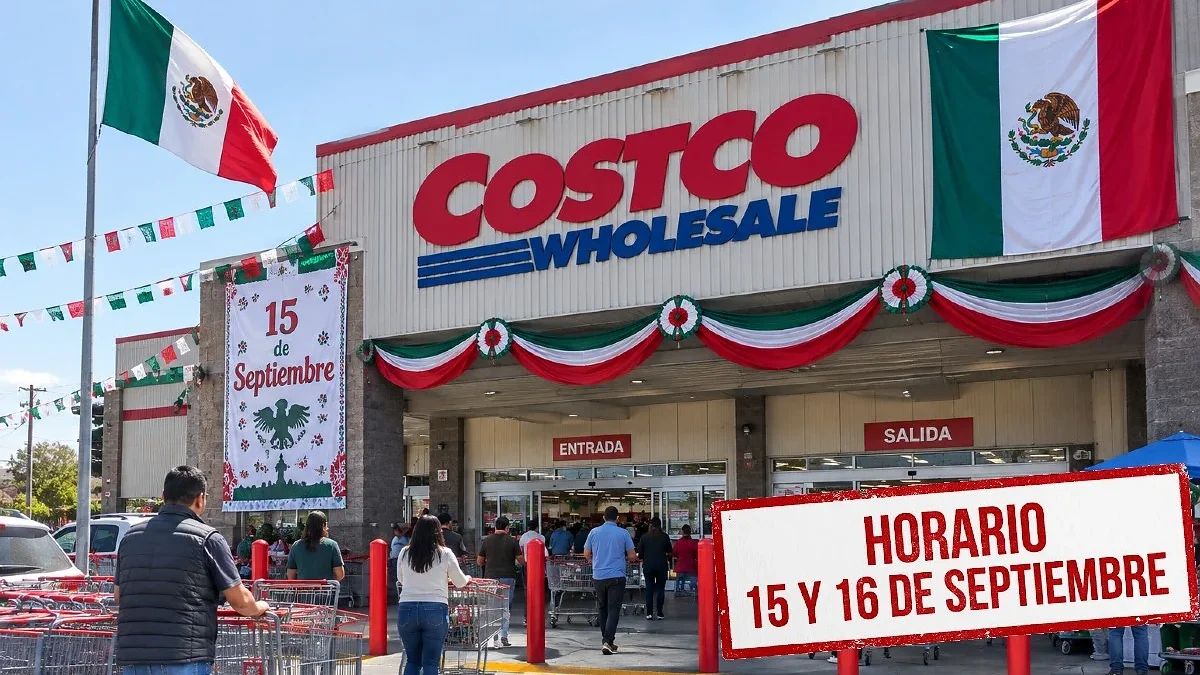Sucursal de Costco durante las compras por las Fiestas Patrias en México
