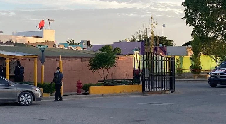 Zona del ataque armado en la colonia Cerrada del Parque de Ciudad Juárez