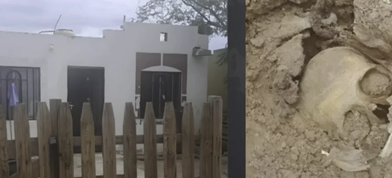 Vivienda de Parajes de San José donde encontraron un esqueleto sepultado en el patio