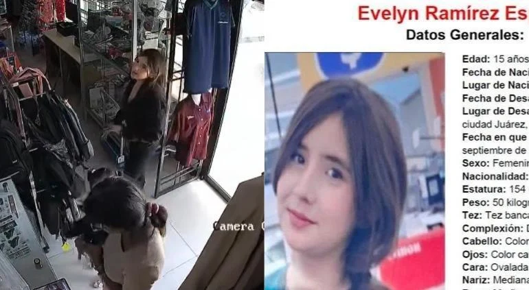 Información sobre la localización de Evelyn Ramírez Esparza en Ciudad Juárez