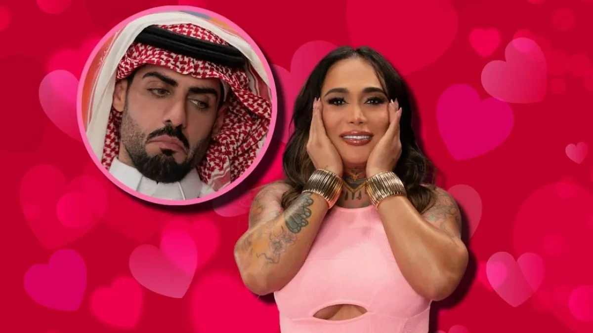 Karina Torres y Masad Altamimi durante su participación en La Casa de los Famosos México