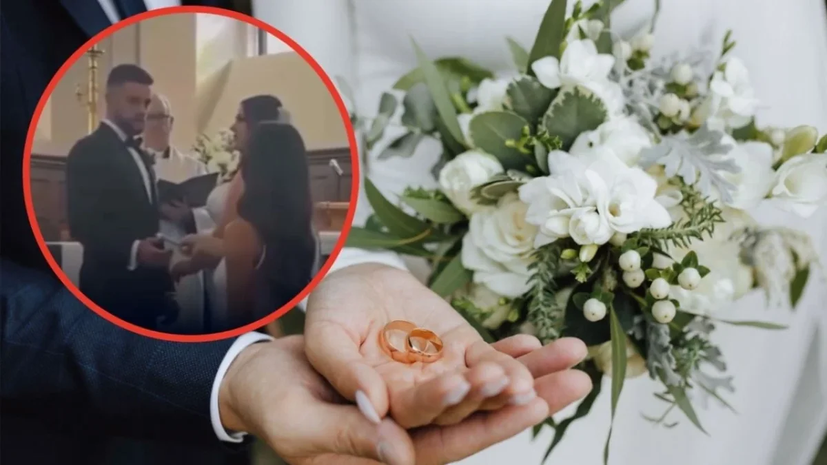 Mujer interrumpe una boda para entregar una supuesta prueba de embarazo al novio