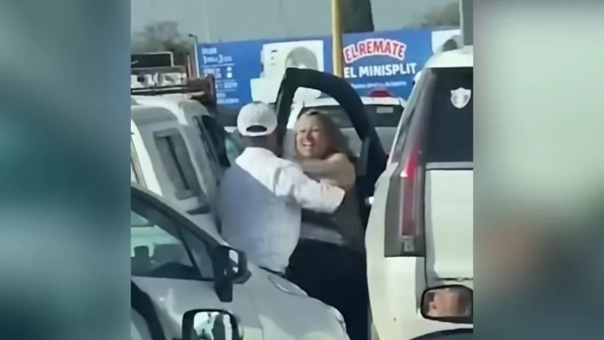 Personas involucradas en una riña vial registrada en Sabinas, Coahuila
