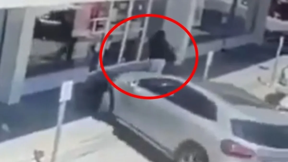 Camioneta impactada contra una farmacia en San Pedro Garza García, Nuevo León