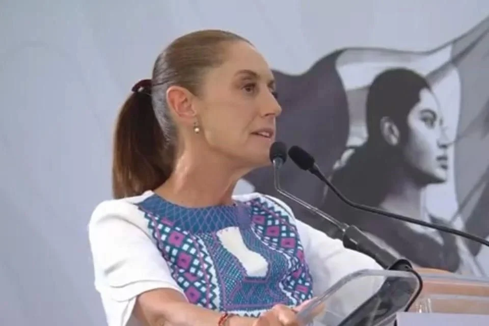 Claudia Sheinbaum durante su gira de trabajo por Aguascalientes