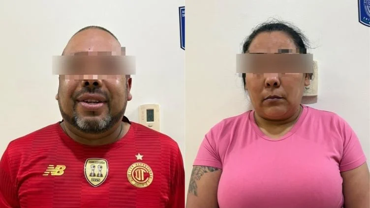Sustancias aseguradas a pareja detenida en Villa Residencial de Ciudad Juárez
