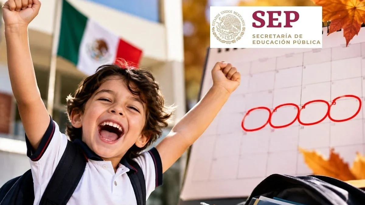 Calendario del megapuente escolar de octubre y noviembre de 2026