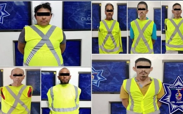 Operativo de la Policía Municipal relacionado con siete órdenes de arresto en Ciudad Juárez