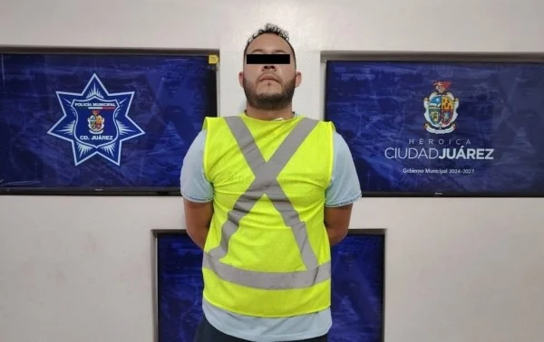 Policías municipales durante una intervención en Ciudad Juárez