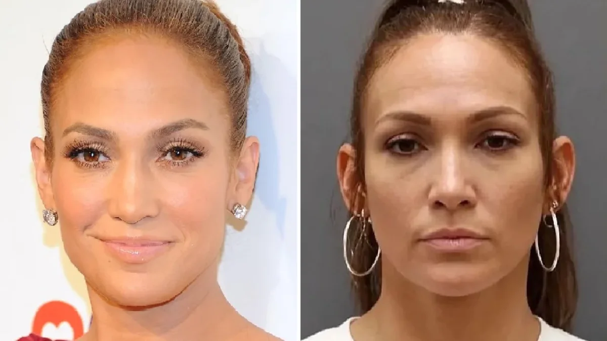 Fotografía policial de mujer detenida en Minnesota comparada con Jennifer Lopez