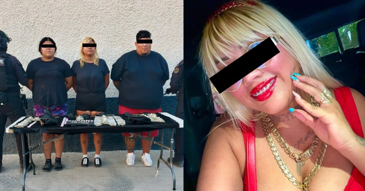 Detención de La Barbie de la Alianza durante un operativo de Fuerza Civil en Monterrey