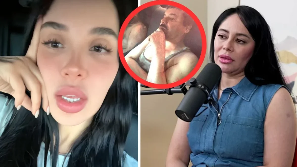Lucero Sánchez, Joaquín El Chapo Guzmán y Emma Coronel, mencionados en la entrevista