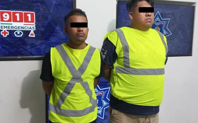Patrulla de la Policía Municipal durante un operativo en Ciudad Juárez