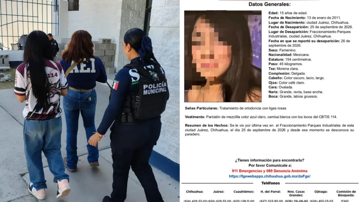 Localizan a adolescente con reporte de desaparición en Ciudad Juárez