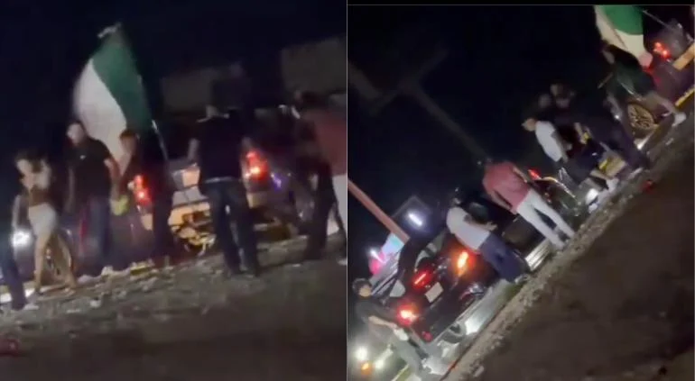 Pelea entre asistentes a una reunión de conductores en la entrada de Ciudad Juárez
