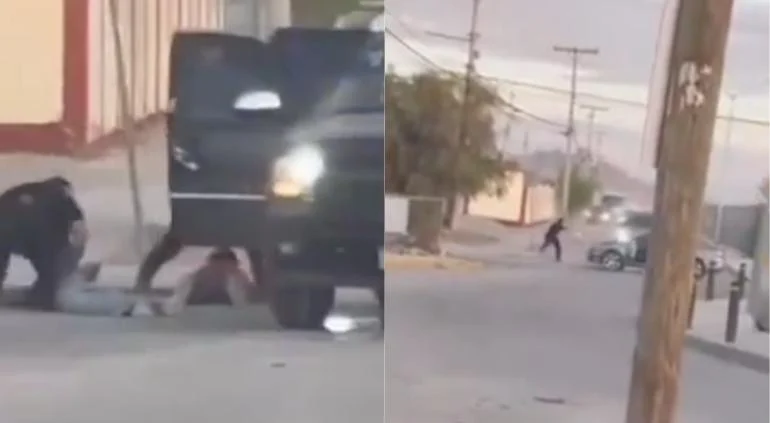 ¡Hija, agáchate! Captan persecución y balacera en Praderas del Sol