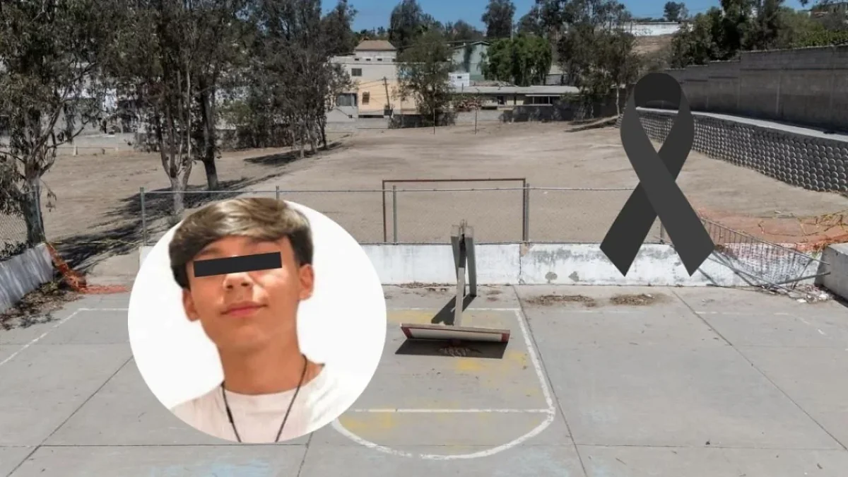 Familiares protestan por la muerte de Christopher frente a una primaria de Tijuana