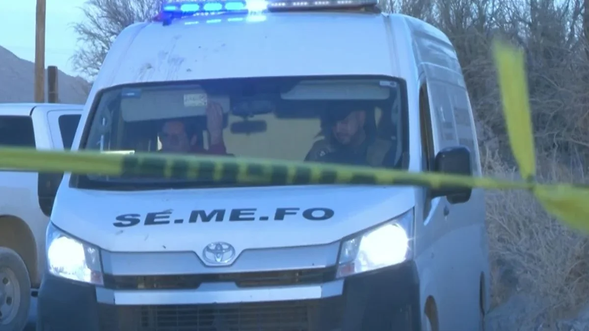 Zona donde se investiga un doble homicidio en Ciudad Juárez