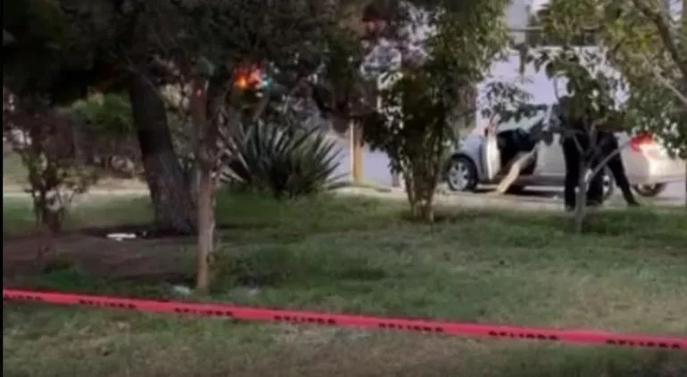 Zona del ataque contra un hombre en un parque de Paseos de Chihuahua