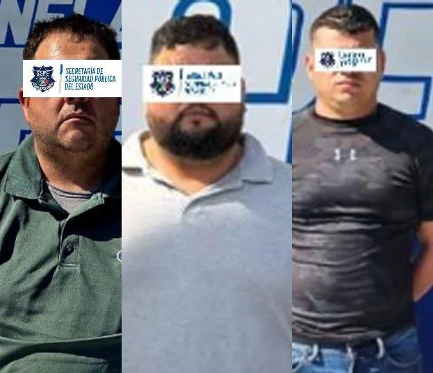 Armas, cartuchos y vehículos asegurados durante detenciones en Ojinaga