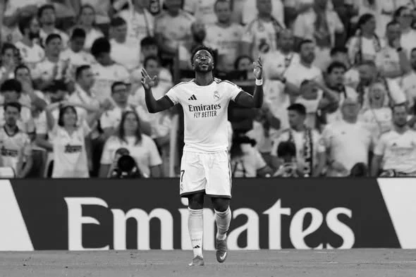 Vinícius Júnior durante una aparición pública relacionada con su actividad futbolística