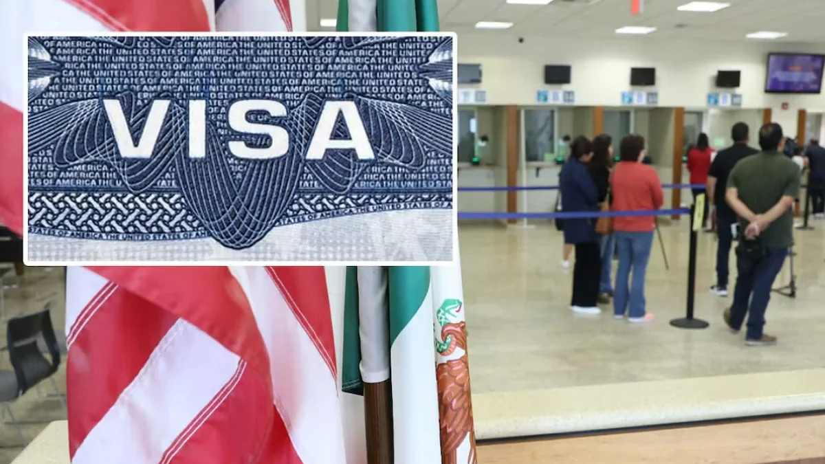 Solicitantes realizan trámites de visa de turista en Ciudad Juárez