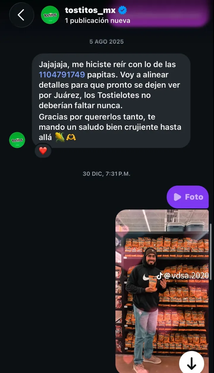 Juarense toxica le revisa su celular a su novio y descubre relación con Tostitos 4