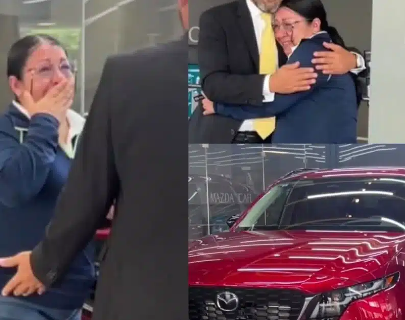 Claudia Gómez Sánchez recibe una Mazda CX-5 2026 por sus 21 años de trayectoria