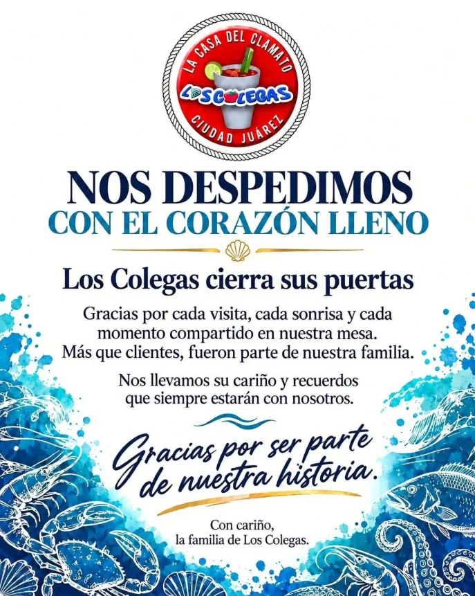 Famoso restaurante de Ciudad Juárez anuncia su cierre total 2