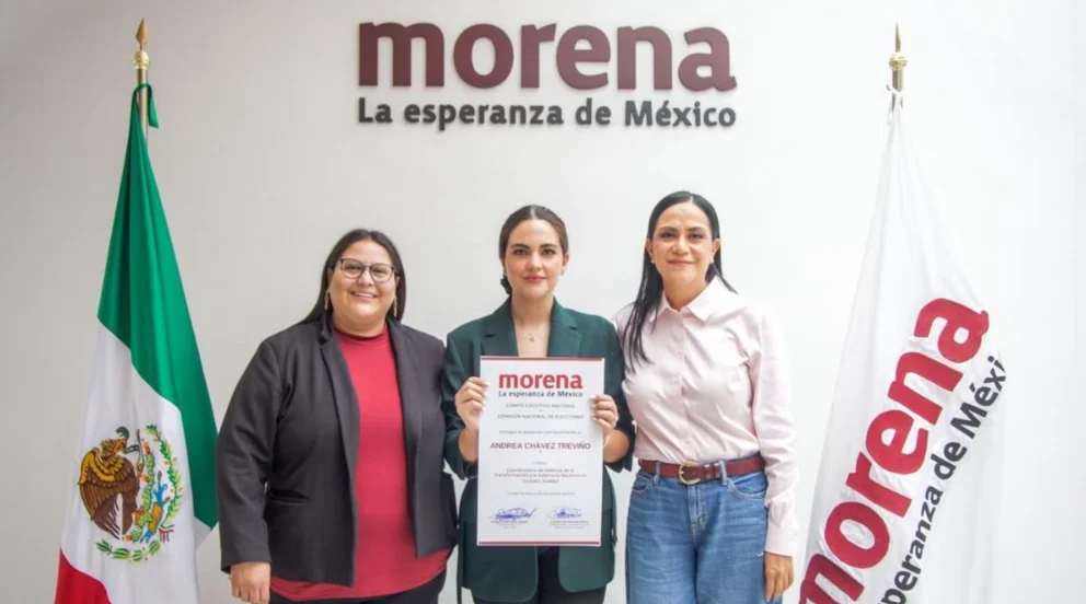 Andrea Chávez dice que practicará en Ciudad Juárez lo que le enseñó AMLO y Claudia Sheinbaum