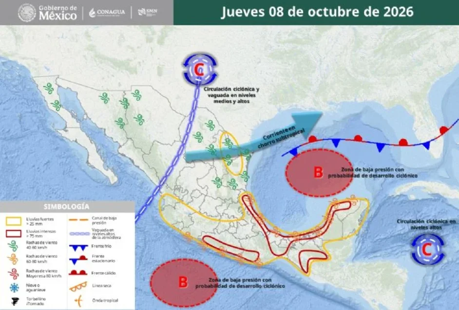 Así afectará el frente frío 3