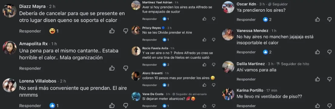 Piden que se bañen si van al Concierto de Alfredito Olivas 2