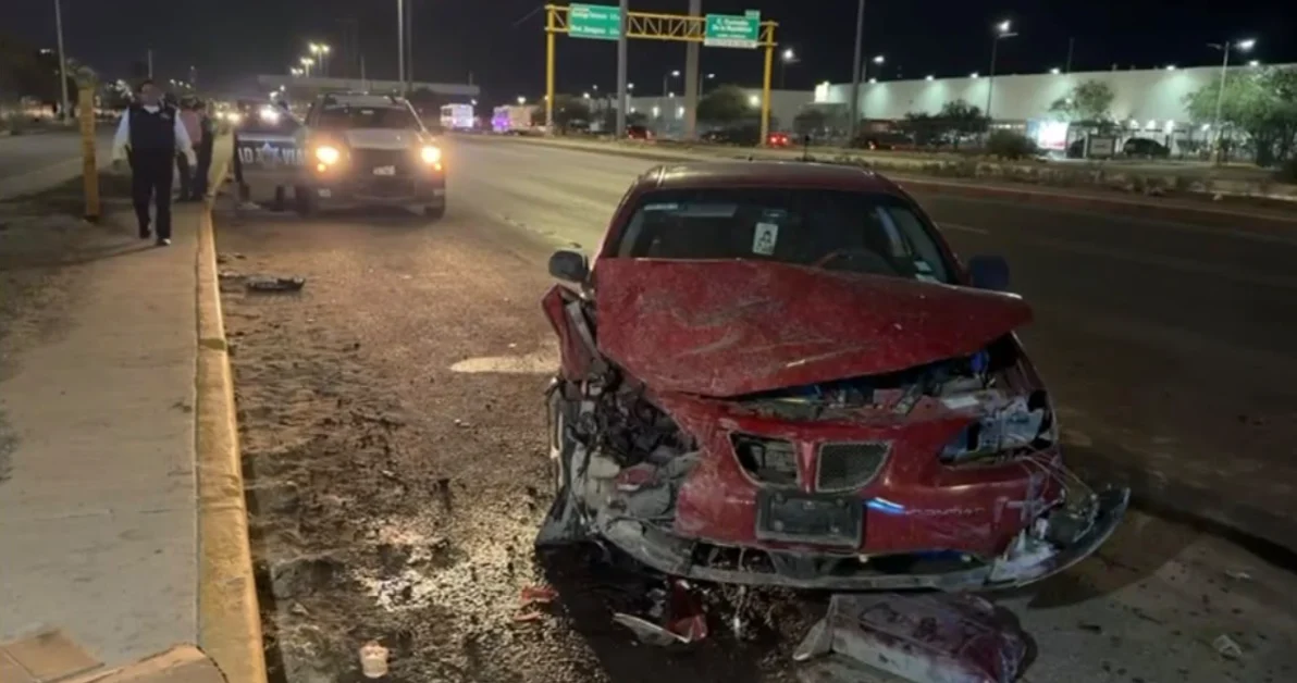 Zona del atropello en el bulevar Independencia y la calle Soneto 154 de Ciudad Juárez