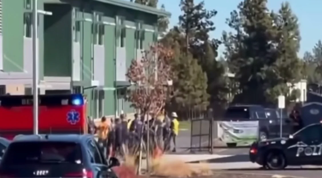 Escuela primaria Silver Rail de Bend, Oregón, donde se reportó un tiroteo