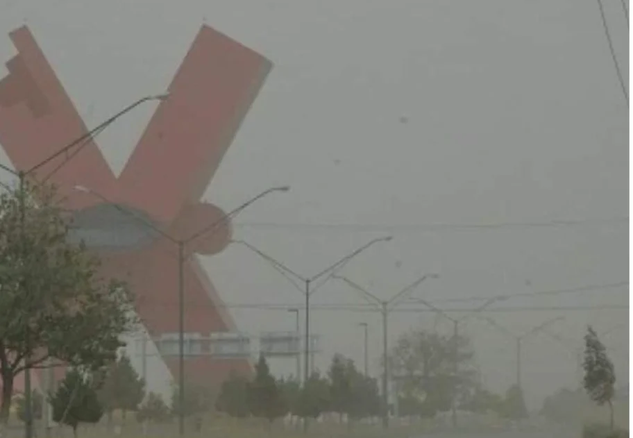 Cielo nublado por el frente frío 2 en Ciudad Juárez