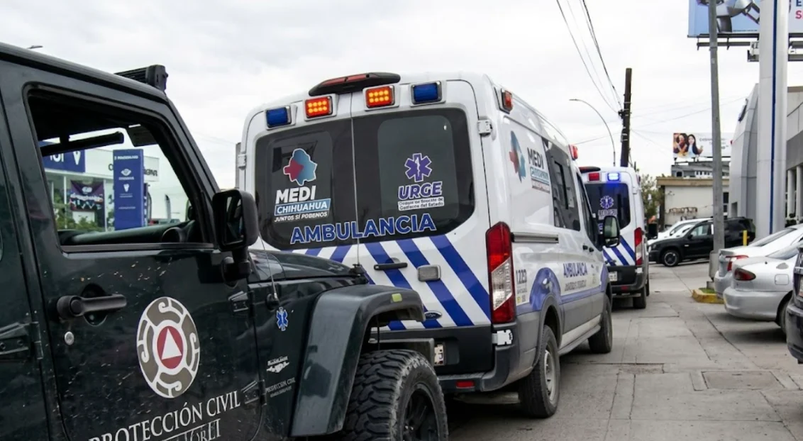Cuerpos de emergencia atienden intoxicación de trabajadores en agencia de Ciudad Juárez