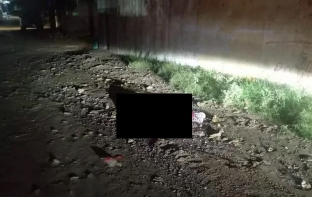 Zona acordonada tras el hallazgo de un cuerpo en la colonia Santa María de Ciudad Juárez