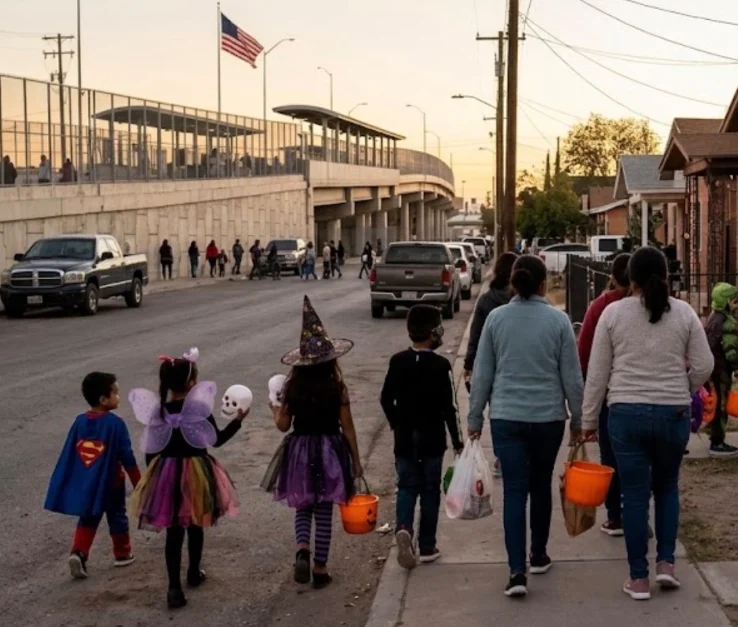Operativo de seguridad por Halloween en calles de Ciudad Juárez