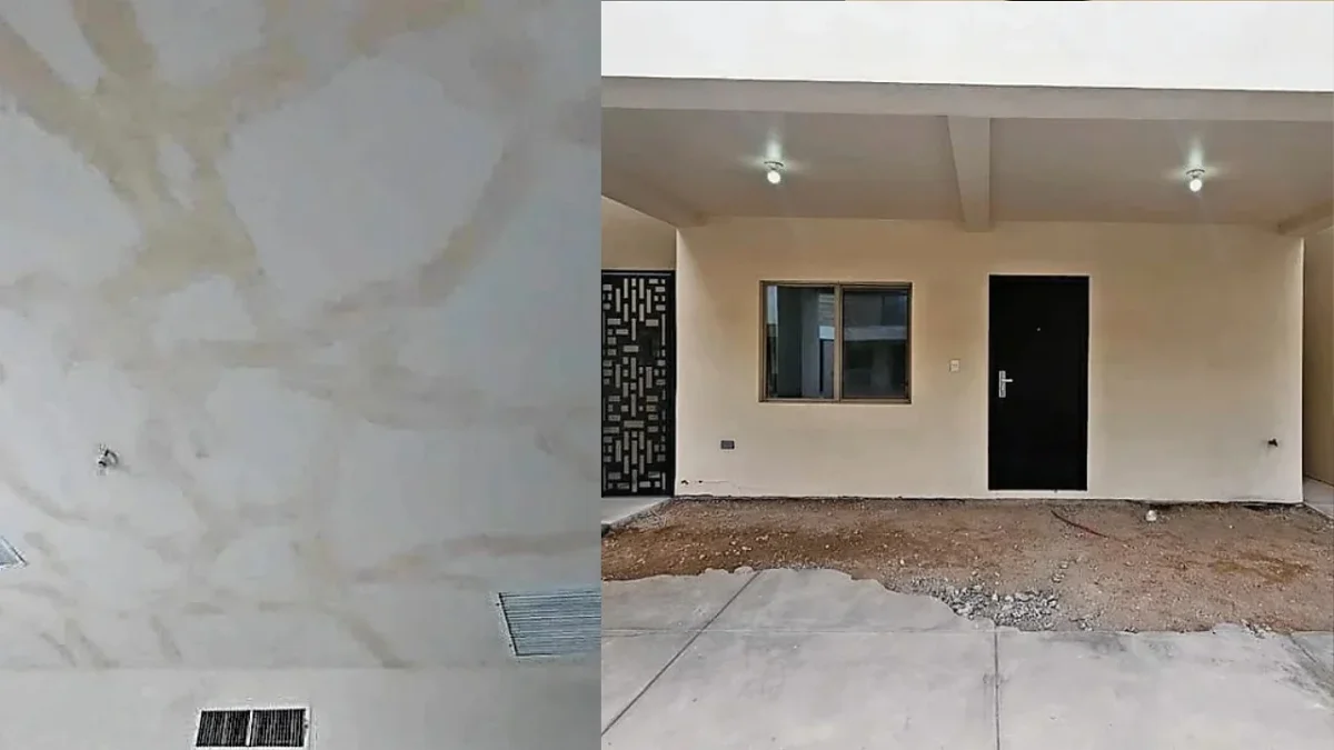 Vivienda nueva con filtraciones, humedad y desniveles reportados en Ciudad Juárez