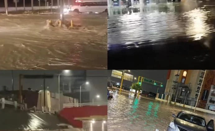 Cielo nublado ante el pronóstico de cambio de clima en Ciudad Juárez