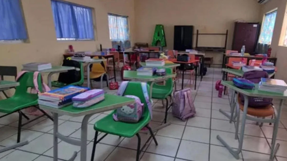 Escuela de la Zona Norte durante condiciones de viento