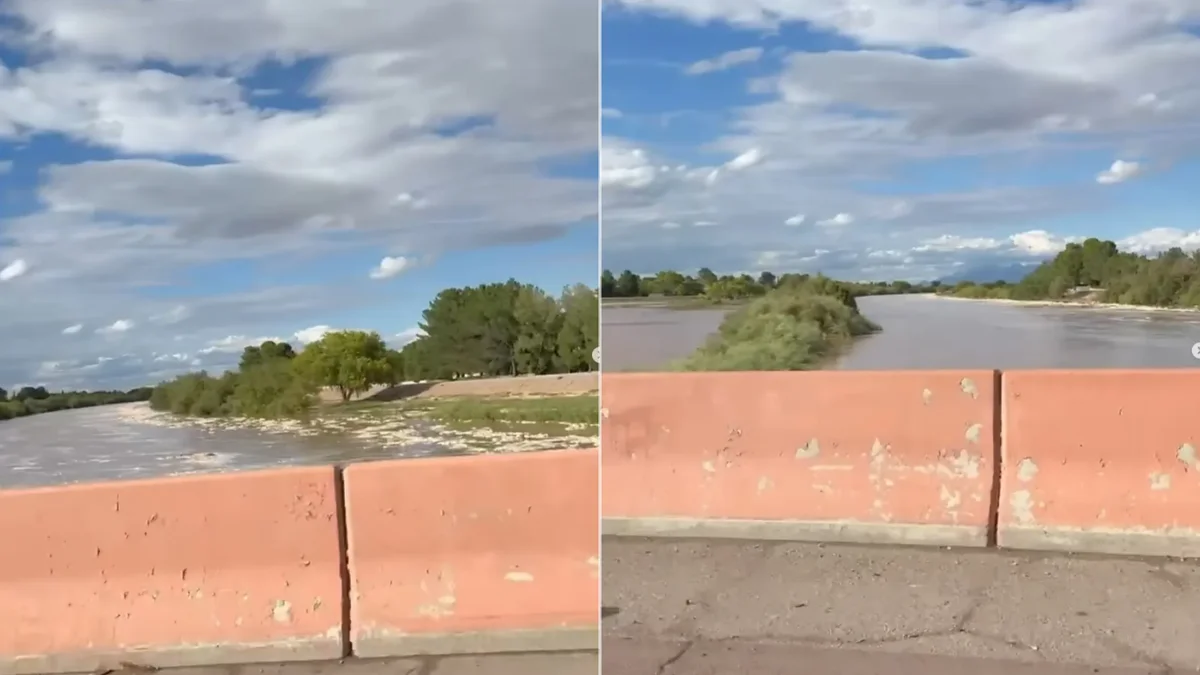 Advertencia por la crecida del río Bravo en Sunland Park